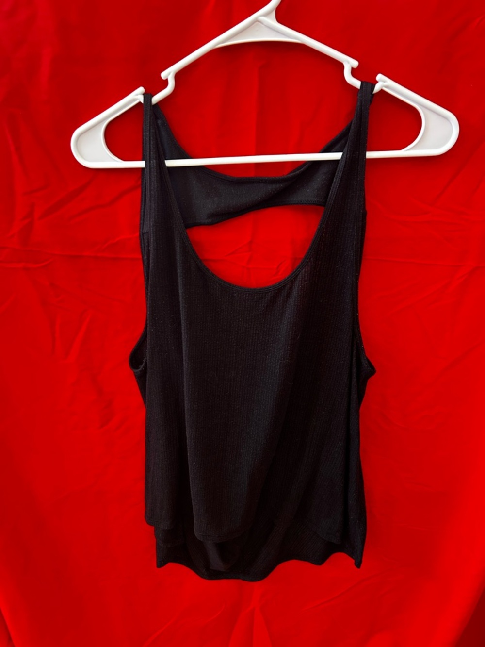 lululemon athletica Black Scoop-Back Tank Top
